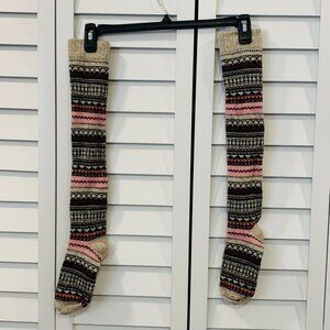 Patterned Knee Socks